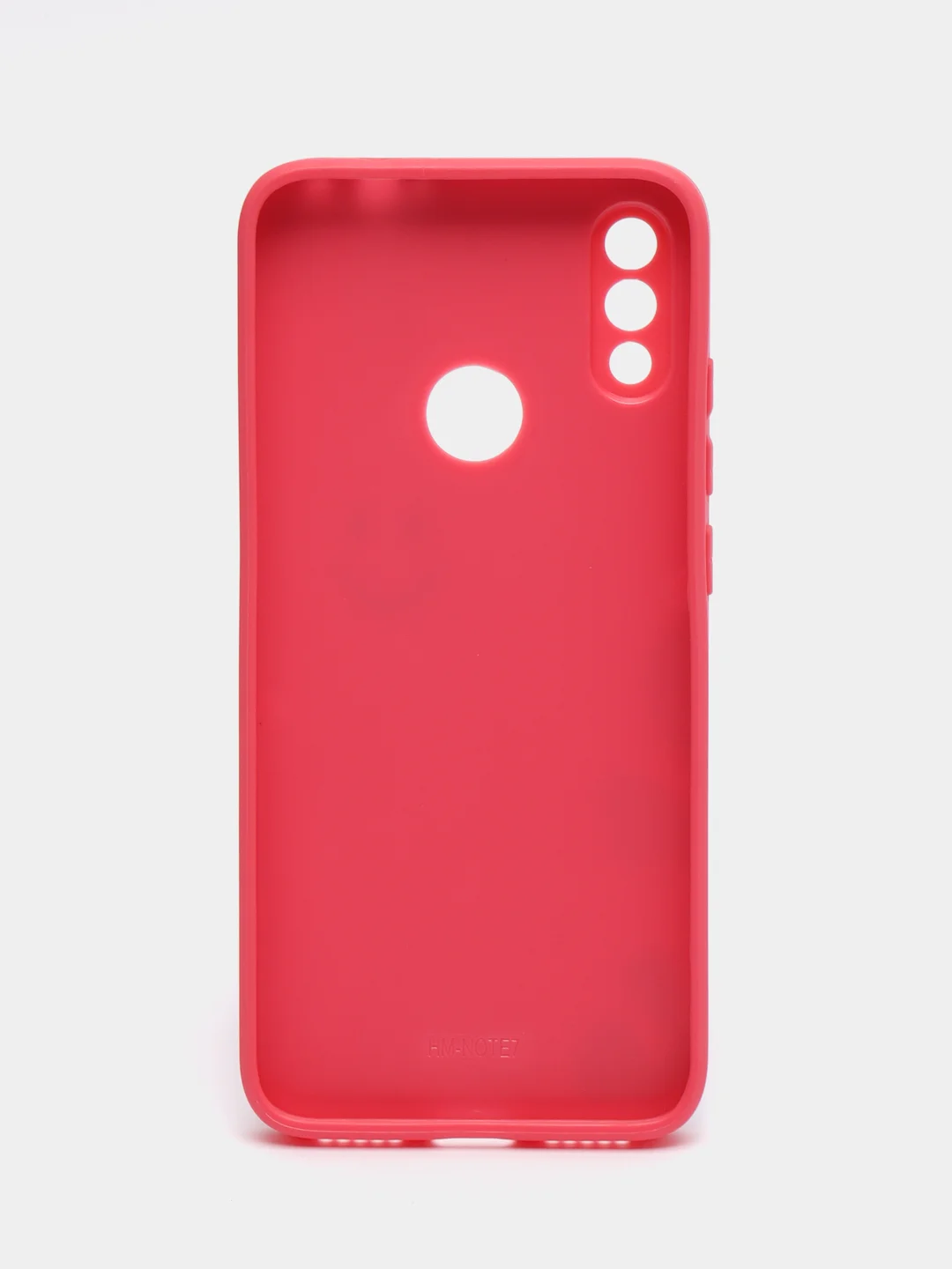 Красный чехол Xiaomi Redmi Note 7, Redmi Note 7 Pro твердый пластиковый глянцевый под стекло