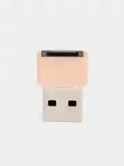 Золотой адаптер переходник Type-А на USB Type-С для зарядки