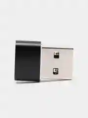 Черный адаптер переходник Type-А на USB Type-С для зарядки