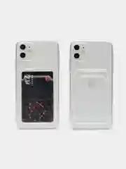 Чехол силиконовый для iPhone 7, 8 Plus, XR, 11, 12, 13, 14 Pro Max, с карманом для карт