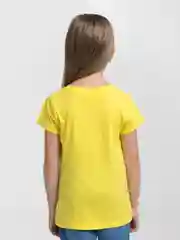 Желтый футболка детская для девочки, 100% хлопок, 8 - 12 лет