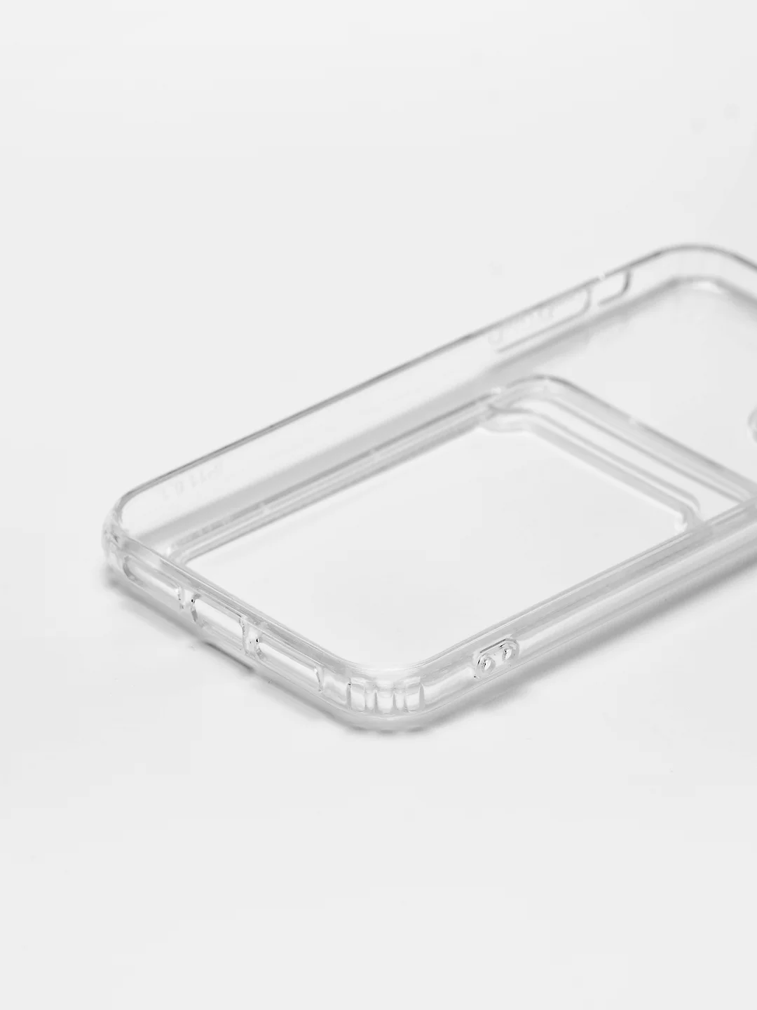 Прозрачный чехол силиконовый для iPhone 7, 8 Plus, XR, 11, 12, 13, 14 Pro Max, с карманом для карт