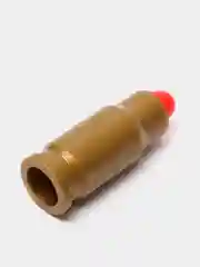 Желтый пистолет GLOCK-18, с глушителем, выброс гильз