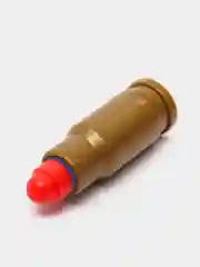 Желтый пистолет GLOCK-18, с глушителем, выброс гильз
