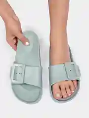 Оливковый сланцы женские с пряжкой, 3 цвета