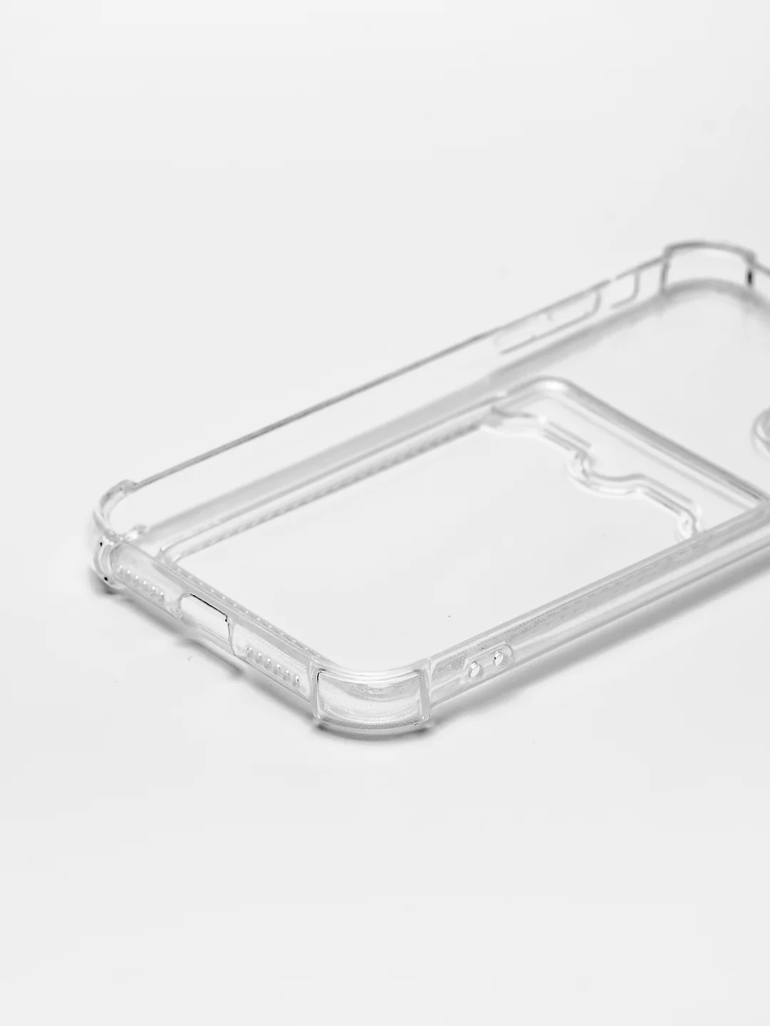 Лавандовый чехол для iPhone XR, 11, 12, 13, 14 Pro Max, 7, 8+, прозрачный, силиконовый, с карманом для карт