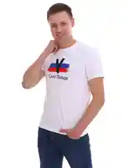 Белый футболка мужская