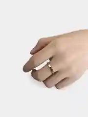 Серебряный женское обручальное кольцо