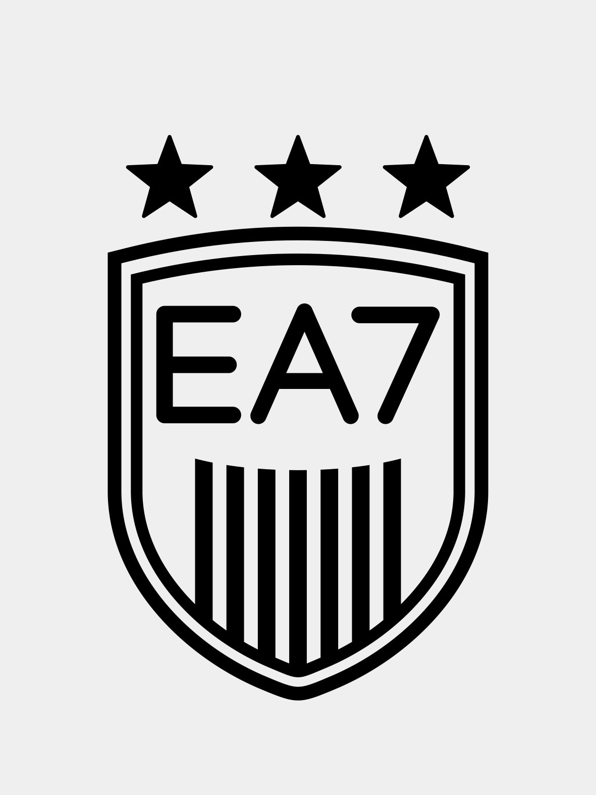 Наклейка на автомобиль EA7, стикер виниловый купить по цене 149 ₽ в  интернет-магазине Магнит Маркет