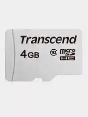 Карта памяти microSD Transcend 300S, Class 10, 20 Mb/s, 4Gb / 8Gb
