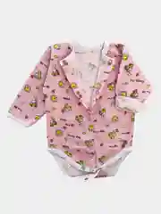 Коралловый меланж боди для новорожденных малышей