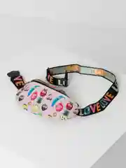 Кораллово-розовый сумка поясная детская