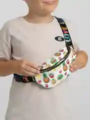 Кремовый сумка поясная детская