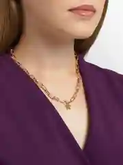 Золотой цепочка с подвеской "Звезда"