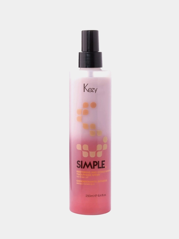 Спрей-кондиционер двухфазный восстанавливающий  KezySIMPLE, 250 мл