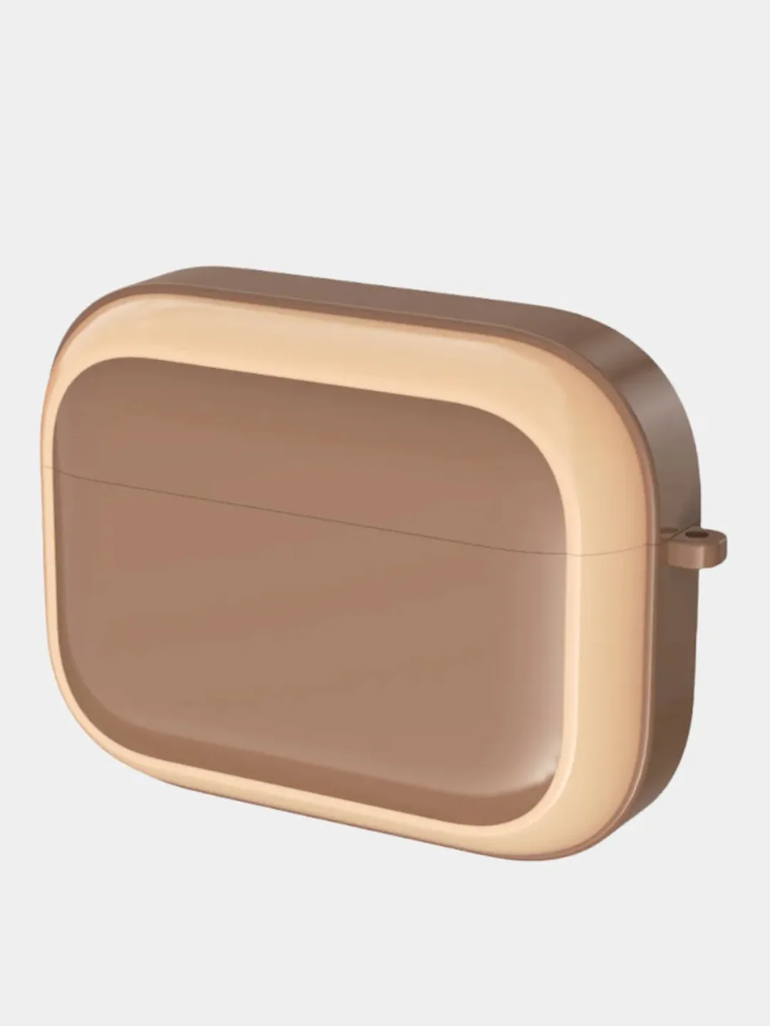 Коричневый защитный чехол для наушников Apple Airpods Pro