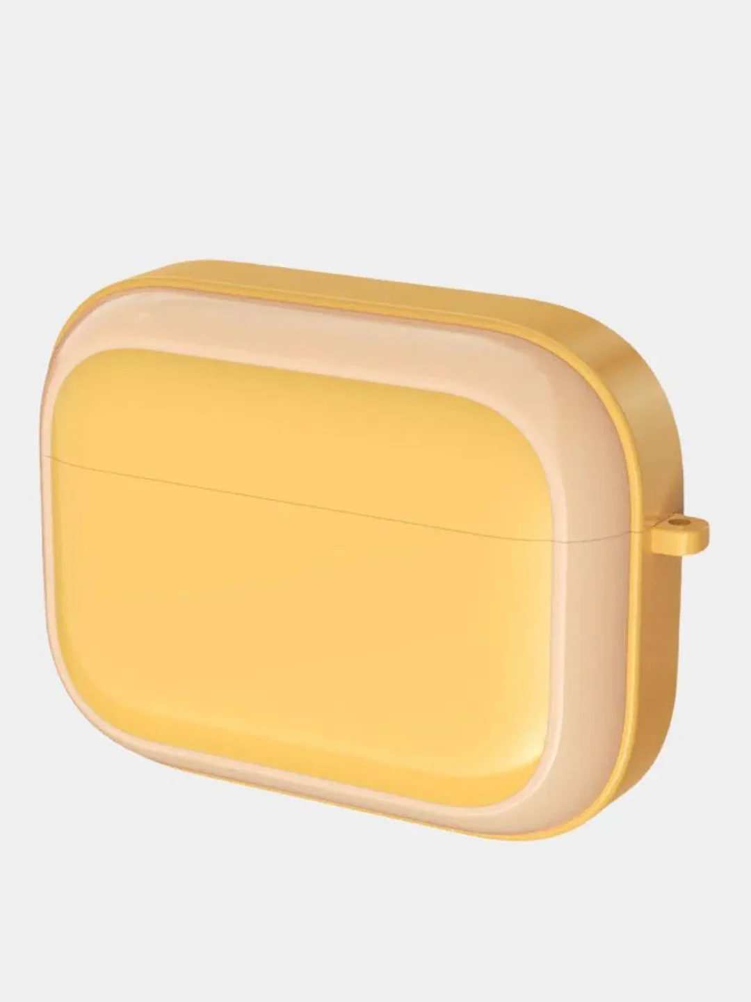 Желтый защитный чехол для наушников Apple Airpods Pro