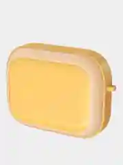Желтый защитный чехол для наушников Apple Airpods Pro