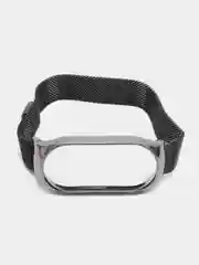 Фиолетовый металлический ремешок для Xiaomi Mi Band 7 миланская петля сяоми ми банд фитнес браслет
