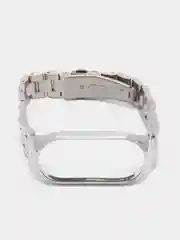 Серебряный металлический ремешок для Xiaomi Mi Band 7 стальной фитнес браслет
