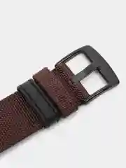 Багровый тканевый ремешок для Xiaomi Amazfit Bip, Samsung Gear, Huawei Watch, 20 / 22 мм