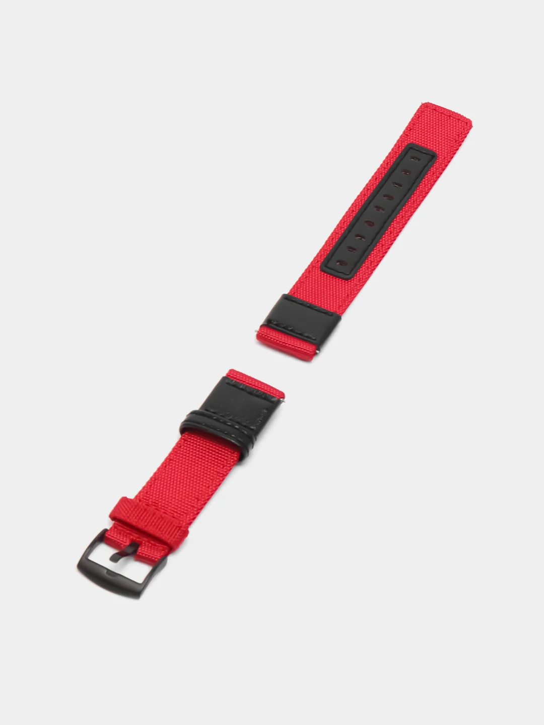 Красный тканевый ремешок для Xiaomi Amazfit Bip, Samsung Gear, Huawei Watch, 20 / 22 мм
