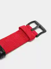 Красный тканевый ремешок для Xiaomi Amazfit Bip, Samsung Gear, Huawei Watch, 20 / 22 мм