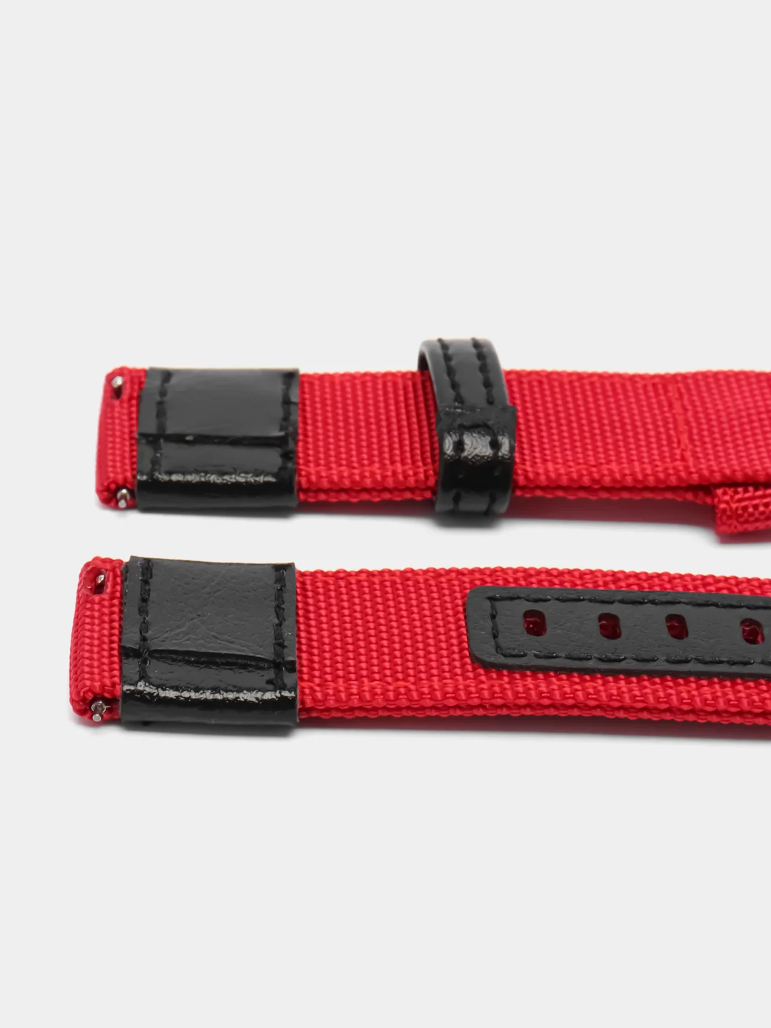 Красный тканевый ремешок для Xiaomi Amazfit Bip, Samsung Gear, Huawei Watch, 20 / 22 мм