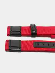 Красный тканевый ремешок для Xiaomi Amazfit Bip, Samsung Gear, Huawei Watch, 20 / 22 мм