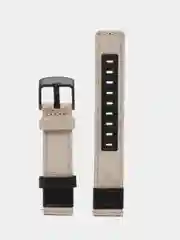 Бежевый тканевый ремешок для Xiaomi Amazfit Bip, Samsung Gear, Huawei Watch, 20 / 22 мм