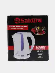 Белый чайник электрический Sakura SA-2318V, 1850-2200 Вт