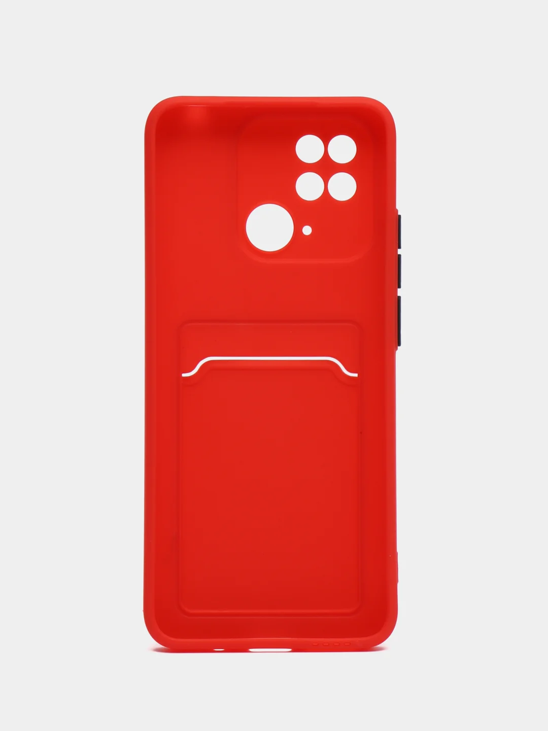 Красный чехол с карманом для карт Xiaomi Redmi Note 8 Pro 9 9A 9C 9T 10 10C 10A 11 Lite 11T Pro