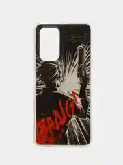 Черный чехол Xiaomi Redmi Note 10 Pro, Сяоми Редми Нот 10 Про, силиконовый с рисунком
