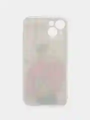 Розовый чехол iPhone 13 mini, 13, 13 Pro, 13 Pro Max силиконовый с рисунком