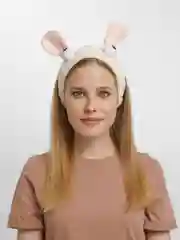 Белый маска для сна и волос "Заец"
