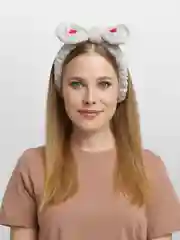 Серый повязка косметическая на голову