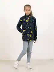 Желтый детский джемпер, флисовая толстовка