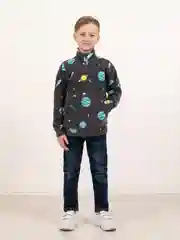 Желтый детский джемпер, флисовая толстовка