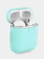 Бирюзовый чехол для Airpods 1/2 МоноЛайт