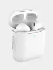 Белый чехол для Airpods 1/2 МоноЛайт