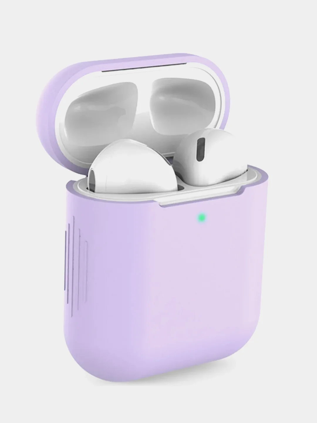 Лавандовый чехол для Airpods 1/2 МоноЛайт