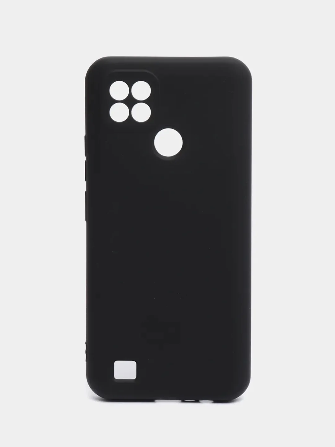 Черный чехол силиконовый для Realme C21 Реалми С21