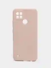 Кремовый чехол силиконовый для Realme C21 Реалми С21