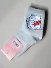 Серый носки "Котики"