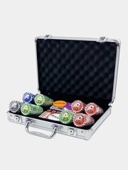 Покерный набор Royal Flush, 200 фишек, 11,5 г, c номиналом в чемодане