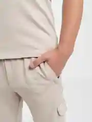 Серебряный костюм мужской с шортами