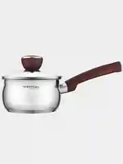 Ковш Vensal "Joli", из нержавеющей стали, с крышкой, 16 см, 1,7 л, VS1543
