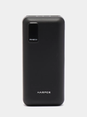 Внешний аккумулятор Harper PB-0030, 30000 мАч,с быстрой зарядкой, Micro USB, Type-C, USBх2