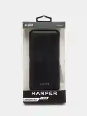 Внешний аккумулятор Harper PB-20011 Black, 20000 мАч, Micro USB и USBх2