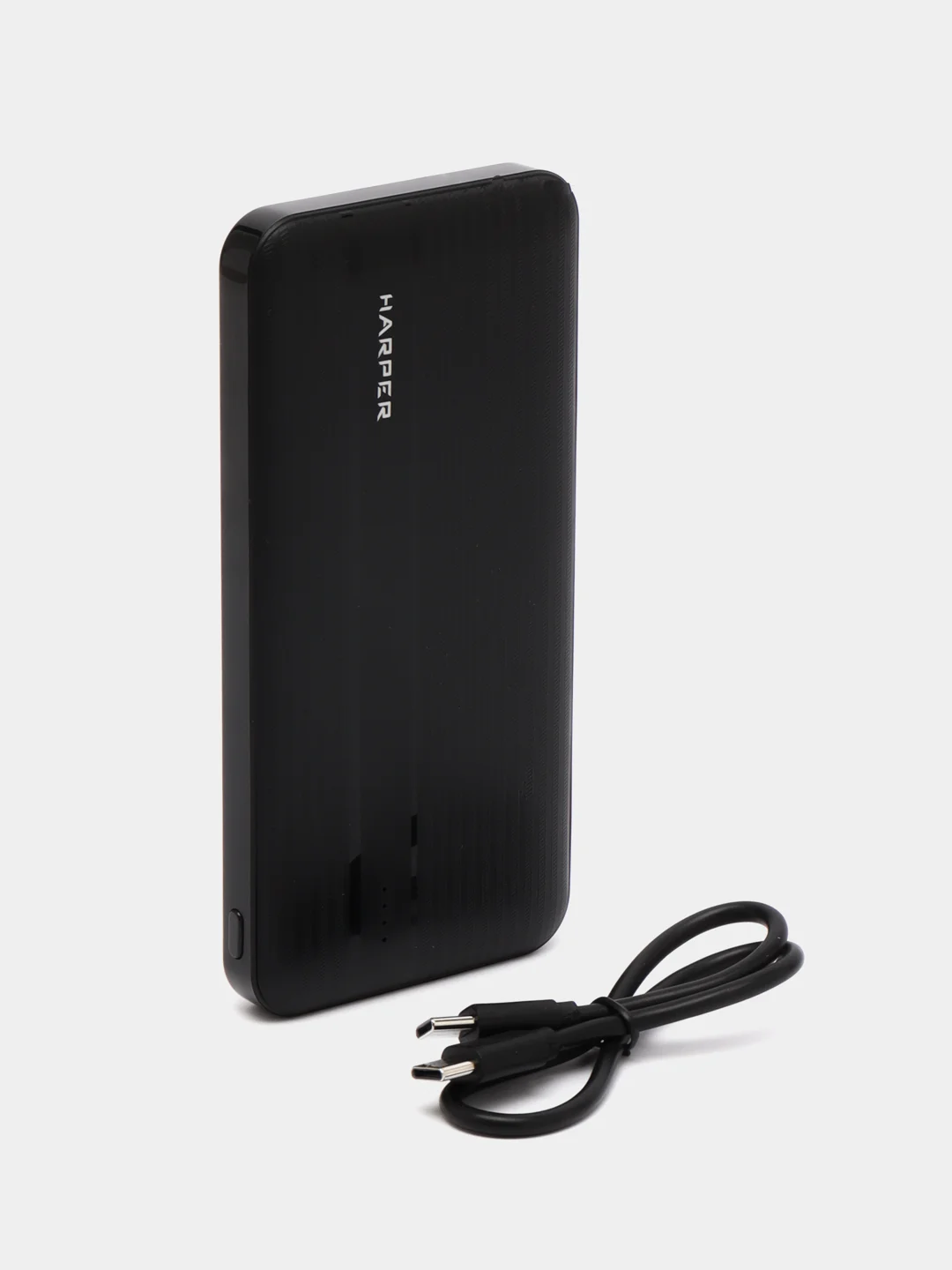 Внешний аккумулятор Harper PB-10006, 10000 мАч, быстрая зарядка, Micro USB, Type-C, USBх2